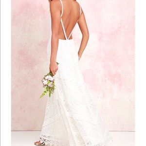 Lulus boho crochet lace dress